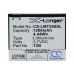 CameronSino аккумулятор для LUMIGON T2 1200mAh (CS-LMT200SL)