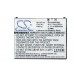 Аккумулятор CameronSino NTT DoCoMo N-07A (650mAh )