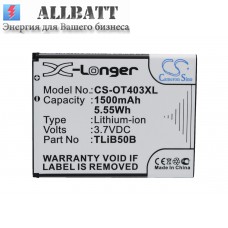 Аккумулятор CameronSino ALCATEL TLiB50B (1500mAh)