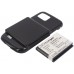 CameronSino аккумулятор для SAMSUNG GT-I8000 2000mAh [повышенной емкости с задней крышкой] (CS-SMI800XL)