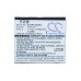 Аккумулятор CameronSino Wayteq 554844P (900mAh )