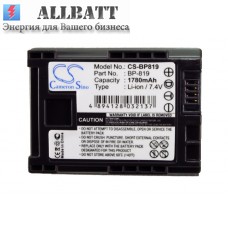 Аккумулятор CameronSino Canon BP-819 (1780mAh )