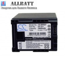 Аккумулятор CameronSino Canon BP-827 (2600mAh )