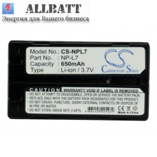 CameronSino аккумулятор для Casio NP-L7 650mAh (CS-NPL7)
