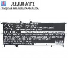 CameronSino аккумулятор для SONY VAIO Fit 15A 3150mAh (CS-BPS40NB)