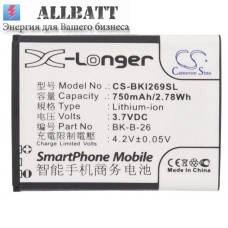 CameronSino аккумулятор для BBK I269 750mAh (CS-BKI269SL)