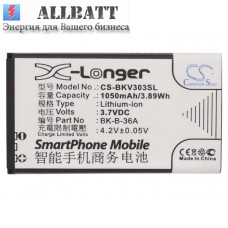 CameronSino аккумулятор для BBK VIVO Y1 1050mAh (CS-BKV303SL)