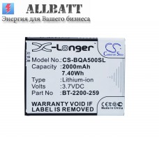 CameronSino аккумулятор для BQ Aquaris 5.0 2000mAh (CS-BQA500SL)