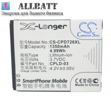 CameronSino аккумулятор для Coolpad 7266 1350mAh (CS-CPD726XL)