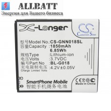 CameronSino аккумулятор для GIONEE GN700W 1850mAh (CS-GNN018SL)