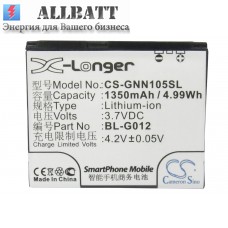 CameronSino аккумулятор для GIONEE GN105 1350mAh (CS-GNN105SL)