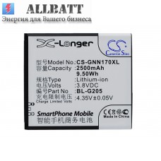 CameronSino аккумулятор для GIONEE GN170 2500mAh (CS-GNN170XL)