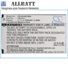 CameronSino аккумулятор для Huawei HB3A2L 700mAh (CS-HUA618SL)
