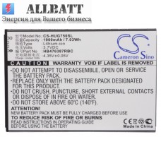 CameronSino аккумулятор для Huawei Ascend G750 1900mAh (CS-HUG750SL)