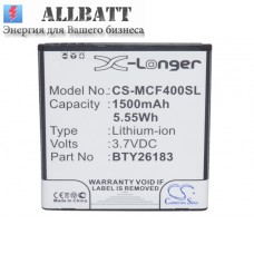 CameronSino аккумулятор для Mobistel Cynus F4 1500mAh (CS-MCF400SL)