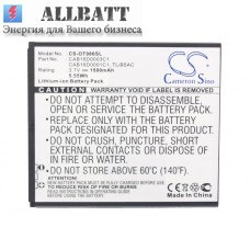 Аккумулятор CameronSino Alcatel CAB16D0001C1 (1500mAh)