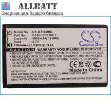 CameronSino аккумулятор для Alcatel CAB3080010C1 1050mAh (CS-OTI650SL)