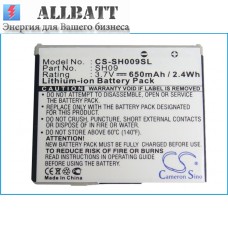 CameronSino аккумулятор для Sharp SH09 650mAh (CS-SH009SL)