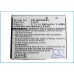 CameronSino аккумулятор для Sharp SH09 650mAh (CS-SH009SL)