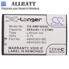 CameronSino аккумулятор для SAMSUNG SGH-F400 950mAh [повышенной емкости с задней крышкой] (CS-SMF400XL)
