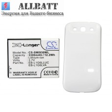 CameronSino аккумулятор для SAMSUNG GT-I9300 3300mAh [повышенной емкости с задней крышкой] (CS-SMI930WL)