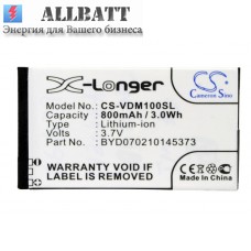 CameronSino аккумулятор для Vodafone Mini D100 800mAh [повышенной емкости с задней крышкой] (CS-VDM100SL)