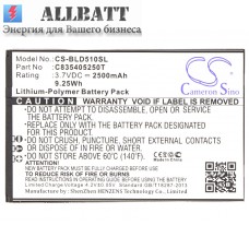 CameronSino аккумулятор для BLU Studio 5.3 2500mAh (CS-BLD510SL)