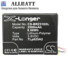 Аккумулятор CameronSino BLACKBERRY TLp025A2 (2500mAh)