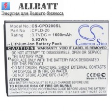 CameronSino аккумулятор для COOLPAD 8730 1600mAh (CS-CPD200SL)