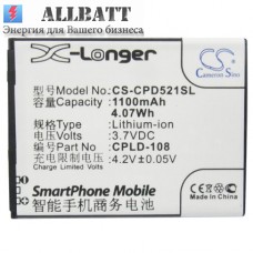 CameronSino аккумулятор для COOLPAD 5210D 1100mAh (CS-CPD521SL)