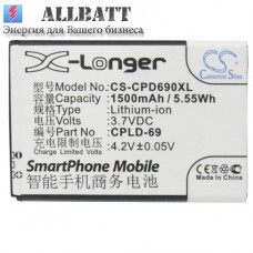 CameronSino аккумулятор для COOLPAD 8809 1500mAh (CS-CPD690XL)