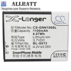 CameronSino аккумулятор для GIONEE GN106 1400mAh (CS-GNN106SL)