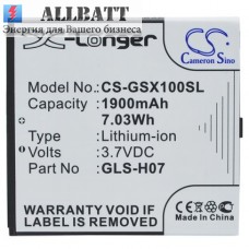 Аккумулятор CameronSino Gigabyte GLS-H07 (1900mAh )
