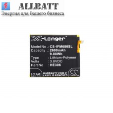 CameronSino аккумулятор для Infocus M535 2600mAh (CS-IFM680SL)