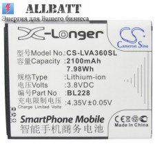 Аккумулятор CameronSino LENOVO A360T (2100mAh)