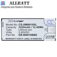 CameronSino аккумулятор для SAMSUNG Galaxy Note 4 3220mAh (CS-SMN918XL)