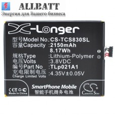 CameronSino аккумулятор для TCL S838M 2150mAh (CS-TCS830SL)