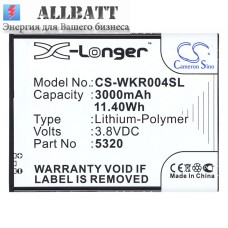 CameronSino аккумулятор для Casper VIA V6 3000mAh (CS-WKR004SL)