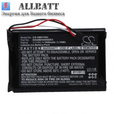 Аккумулятор CameronSino Garmin Approach G7 (1000mAh)