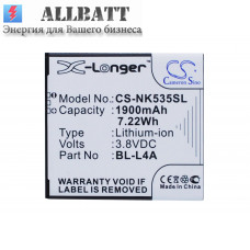 Аккумулятор CameronSino Microsoft BL-L4A (1900mAh)