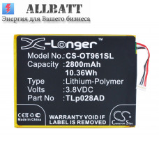 Аккумулятор CameronSino Alcatel One Touch Pixi 7 (2800mAh )